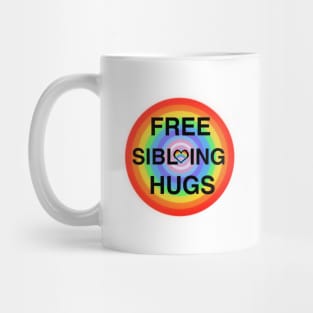 Free Sibling Hugs Mug